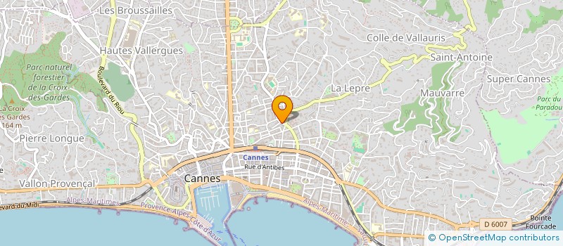 localisation de l'entreprise LE BISTROT DES SPORTIFS à CANNES