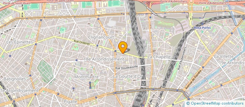 localisation de l'entreprise LE BISTROT DU 18EME  PARIS