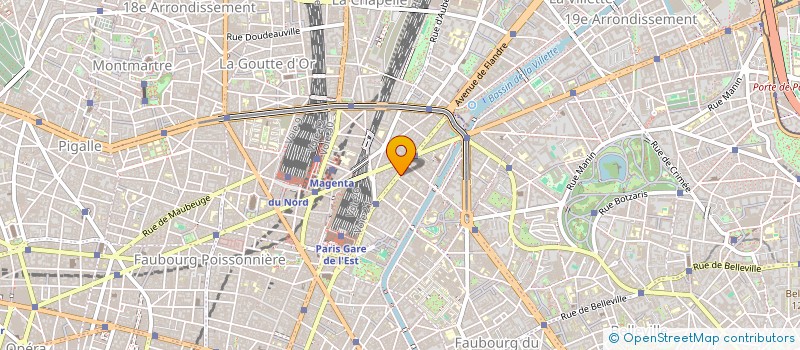 localisation de l'entreprise LE BISTROT DU CANAL  PARIS