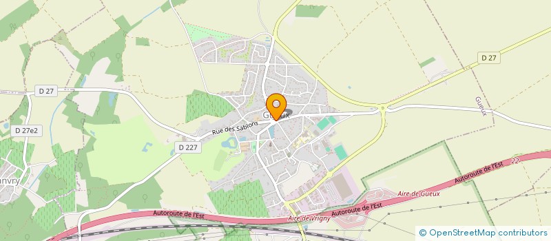 localisation de l'entreprise LE BISTROT DU CIRCUIT  GUEUX