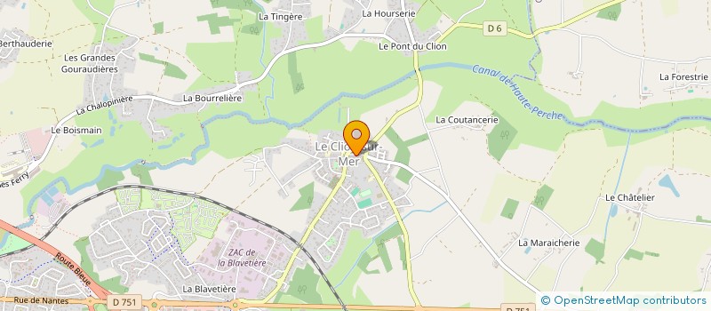 localisation de l'entreprise LE BISTROT DU CLION  PORNIC