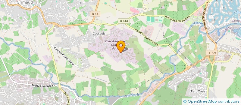 localisation de l'entreprise LE BISTROT DU COIN à GRIMAUD