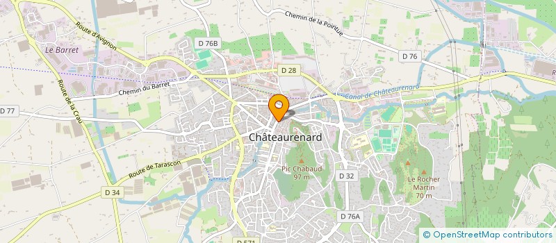 localisation de l'entreprise LE BISTROT DU COURS à CHATEAURENARD