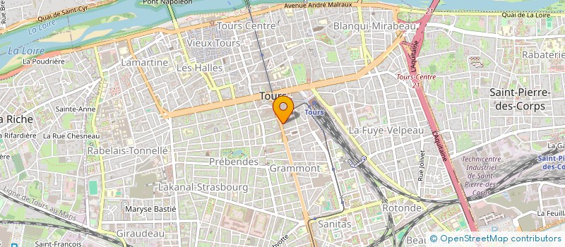 localisation de l'entreprise LE BISTROT DU FORUM  TOURS