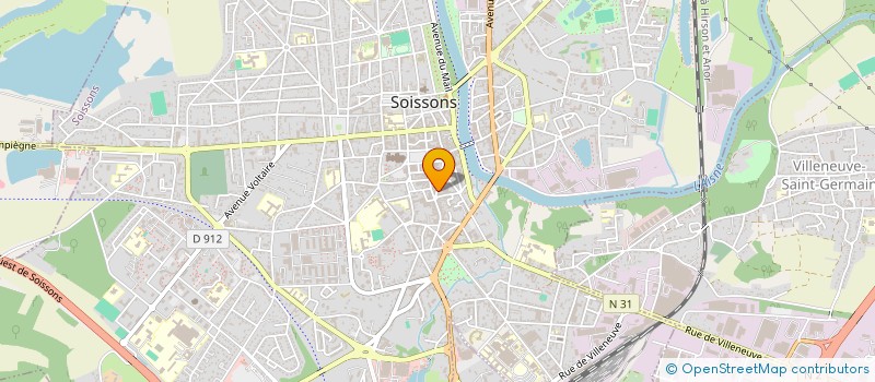 localisation de l'entreprise LE BISTROT DU GOURMAND à SOISSONS