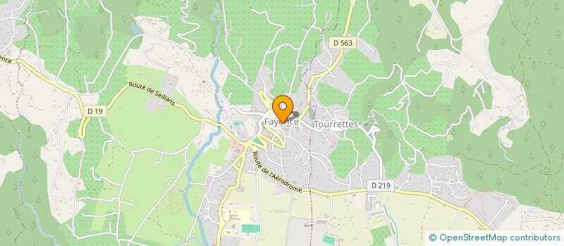 localisation de l'entreprise LE BISTROT FAYENCOIS à FAYENCE