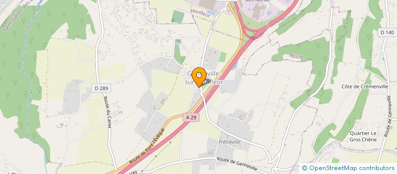 localisation de l'entreprise LE BISTROT JUNE  GONNEVILLE-SUR-HONFLEUR