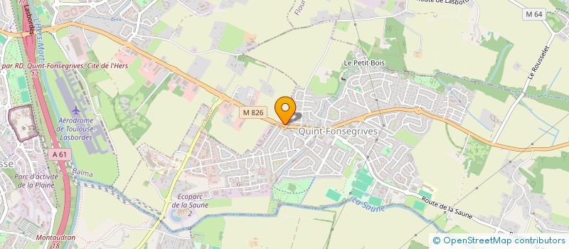 localisation de l'entreprise LE BISTROT TOULOUSAIN  BALMA