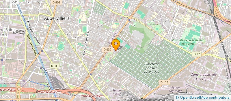 localisation de l'entreprise LE BIVOUAC  PANTIN