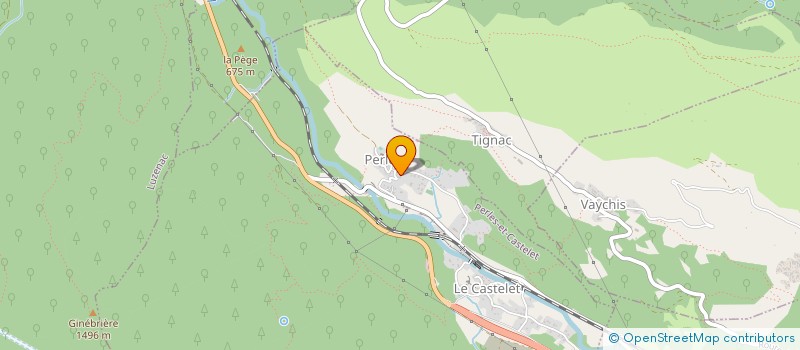 localisation de l'entreprise LE BIVOUAC à ORGEIX
