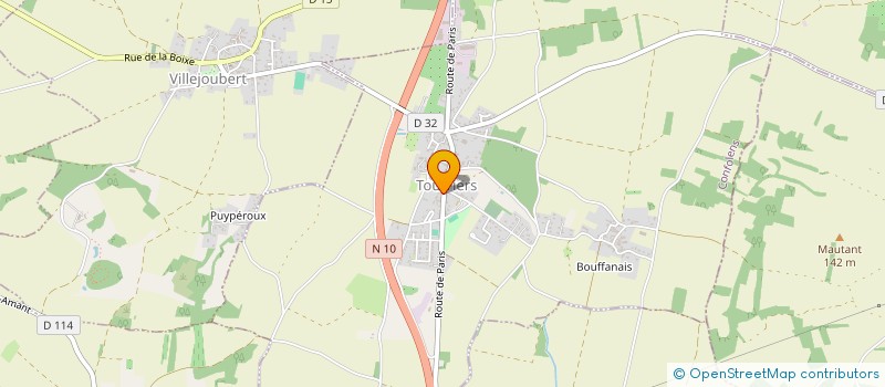 localisation de l'entreprise LE BIVOUAC  TOURRIERS