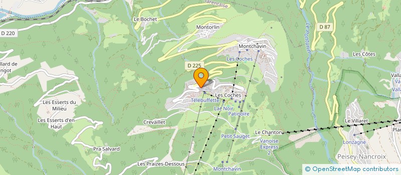 localisation de l'entreprise LE BIVOUAC à LA PLAGNE TARENTAISE