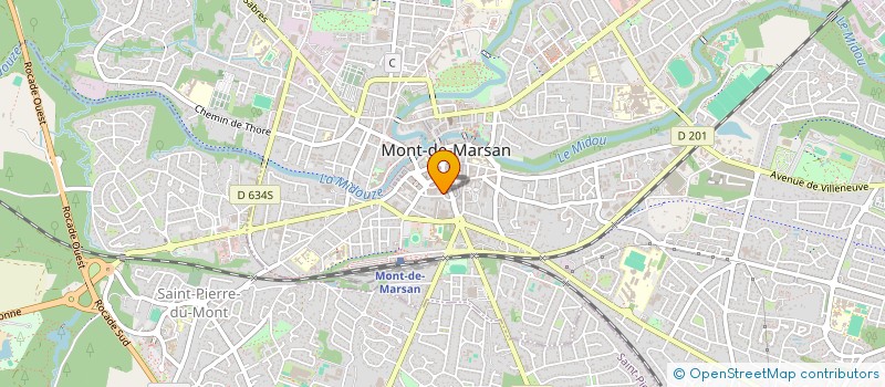localisation de l'entreprise LE BIZ BIZ à MONT-DE-MARSAN