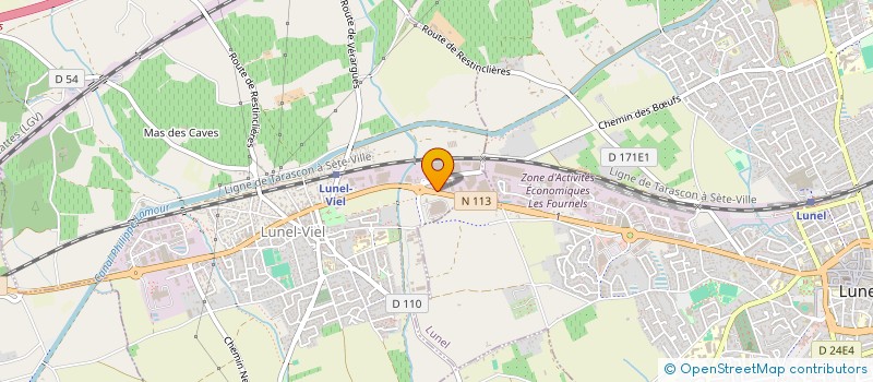 localisation de l'entreprise LE BLACK PEARL  LUNEL