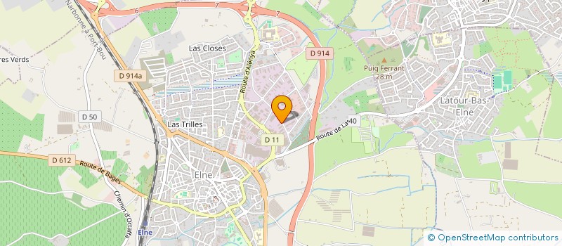 localisation de l'entreprise LE BLACK PEARL  ELNE