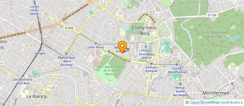localisation de l'entreprise LE BLANC à CLICHY-SOUS-BOIS