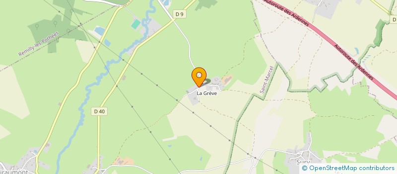 localisation de l'entreprise LE BLANC MOULIN  SAINT-MARCEL