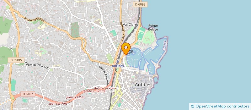 localisation de l'entreprise LE BLANIS à ANTIBES