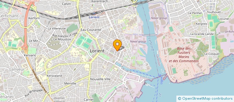 localisation de l'entreprise LE BLAVEC VOYAGES à LORIENT