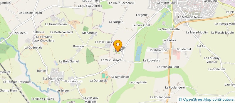 localisation de l'entreprise LE BLAVON  BEDEE