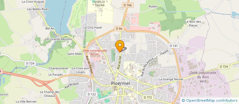 localisation de l'entreprise LE BLAY  PLOERMEL