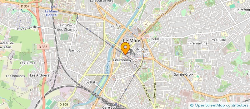 localisation de l'entreprise LE BLAY STE  LE MANS