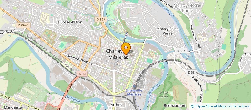 localisation de l'entreprise LE BLE D ART  CHARLEVILLE-MEZIERES