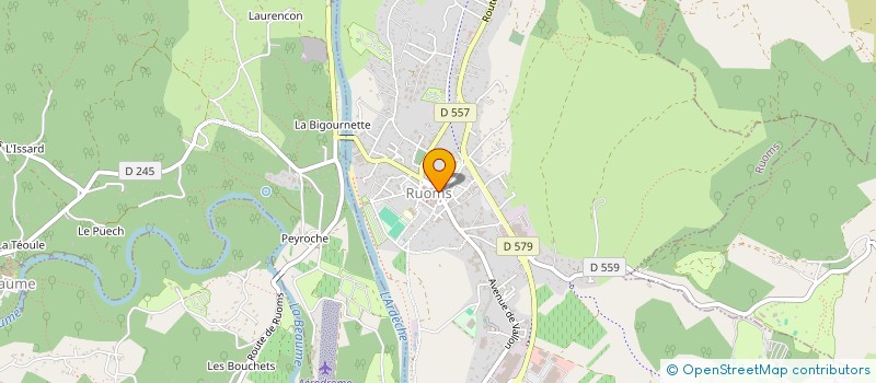 localisation de l'entreprise LE BLE D'OR à RUOMS