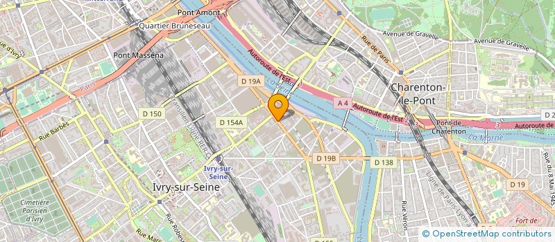 localisation de l'entreprise LE BLE D'OR  IVRY-SUR-SEINE