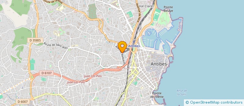 localisation de l'entreprise LE BLE D'OR à ANTIBES