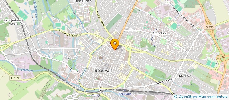 localisation de l'entreprise LE BLE D'OR DE BEAUVAIS  BEAUVAIS