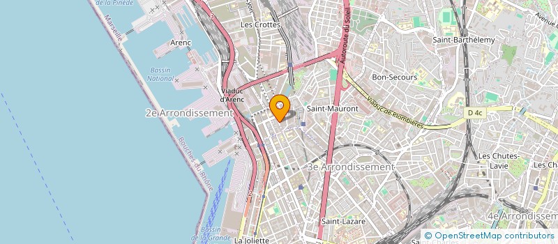 localisation de l'entreprise LE BLE DE L'ESPERANCE M ROUBAUD à MARSEILLE