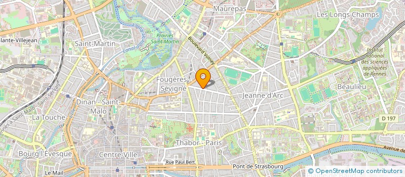 localisation de l'entreprise LE BLE EN HERBE  RENNES