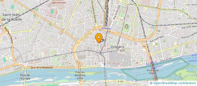 localisation de l'entreprise LE BLESOIS à ORLEANS