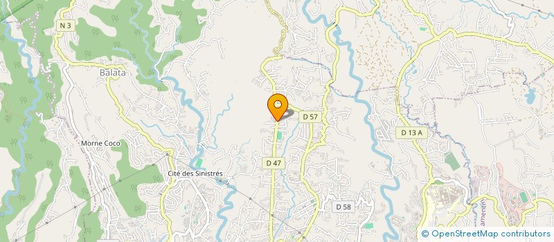 localisation de l'entreprise LE BLEU DU CIEL CLUNY  FORT-DE-FRANCE