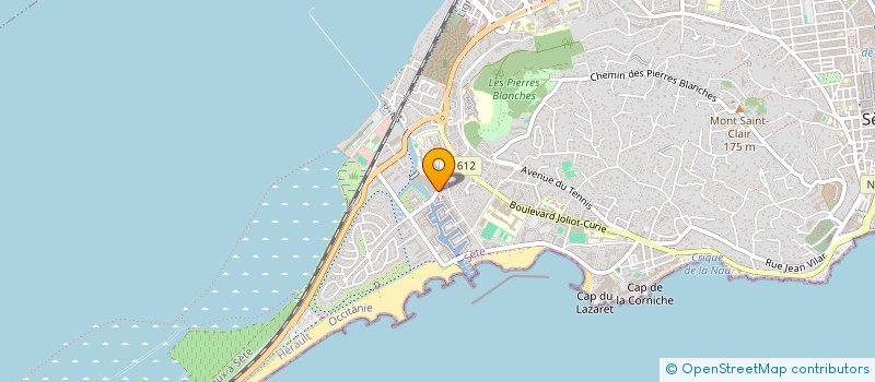 localisation de l'entreprise LE BLEUET  SETE