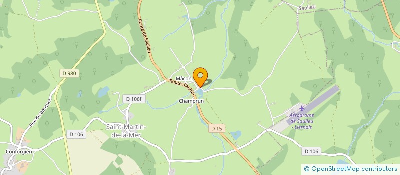 localisation de l'entreprise LE BLEUET  SAINT-MARTIN-DE-LA-MER