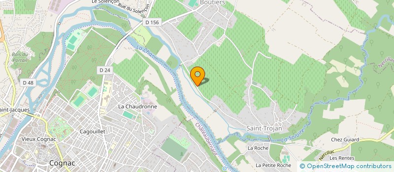localisation de l'entreprise LE BLIMEAU VALOIS à BOUTIERS-SAINT-TROJAN