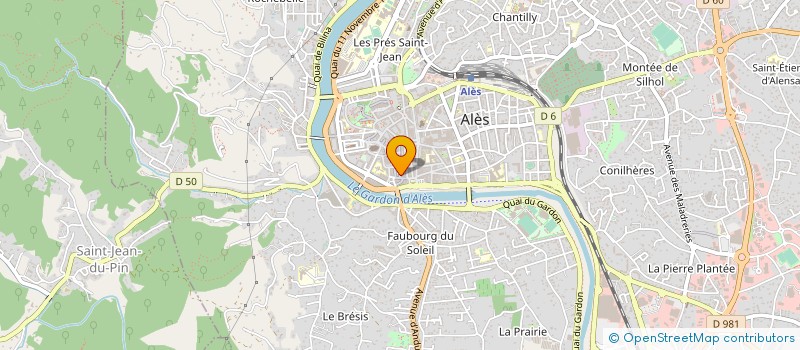 localisation de l'entreprise LE BLISS à ALES