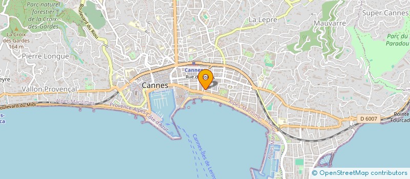 localisation de l'entreprise LE BLITZ à CANNES