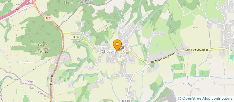 localisation de l'entreprise LE BLOC  CHUZELLES