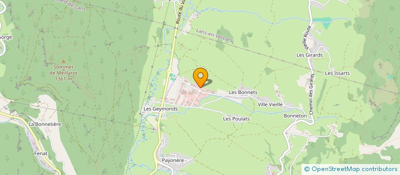 localisation de l'entreprise LE BLOC DE L'OURS  VILLARD-DE-LANS