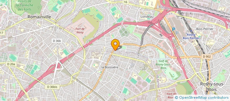 localisation de l'entreprise LE BLOCK BIKE à MONTREUIL