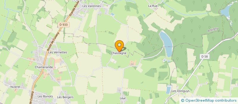 localisation de l'entreprise LE BLUE NIGHT  OZAN