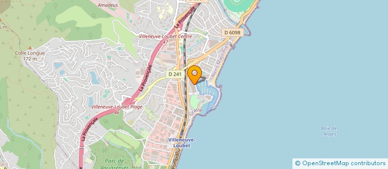 localisation de l'entreprise LE BLUE PHENICIA à VILLENEUVE-LOUBET