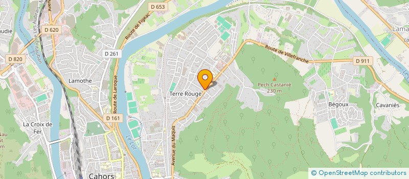 localisation de l'entreprise LE BLUES BAR  CAHORS