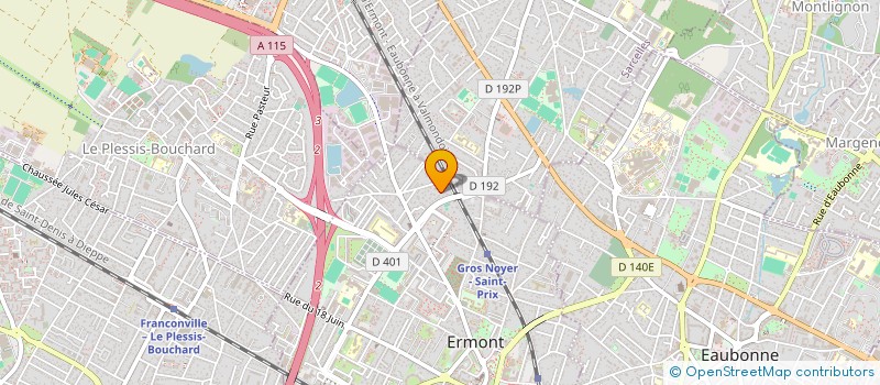 localisation de l'entreprise LE BOCAGE 40 / FAMILLE BOUCHENE MENOUER à ERMONT