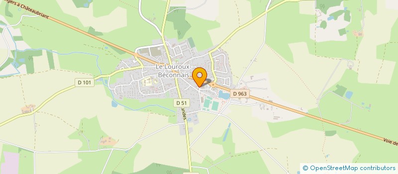 localisation de l'entreprise LE BOCAGE à VAL D'ERDRE-AUXENCE