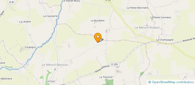 localisation de l'entreprise LE BOCAGE  NOUES DE SIENNE