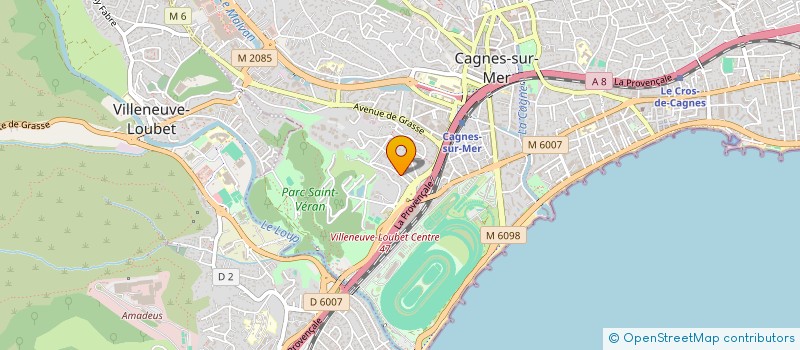 localisation de l'entreprise LE BOCAGE à CAGNES-SUR-MER